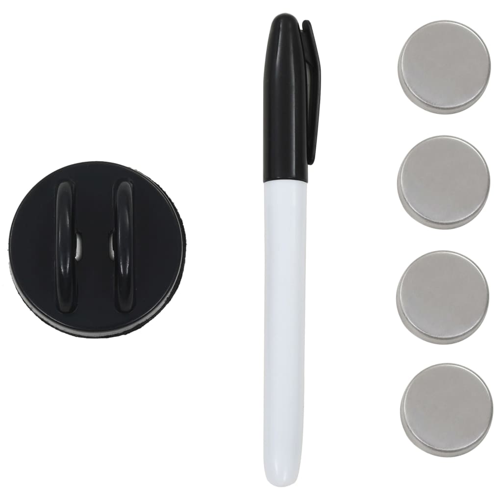8718475598176_g_en_hd_3 vidaXL Wall Mounted Magnetic Whiteboard Glass 80x60 cm - Image 4