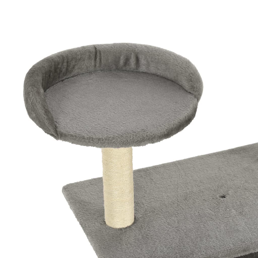 8718475598190_g_en_hd_3 vidaXL Cat Tree with Sisal Scratching Posts 95 cm Grey - Image 5