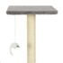 vidaXL Cat Tree with Sisal Scratching Posts 95 cm Grey - Image 6