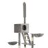 vidaXL Cat Tree with Sisal Scratching Posts 230-260 cm Grey - Image 4