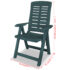 vidaXL 3 Piece Bistro Set Plastic Green - Image 11
