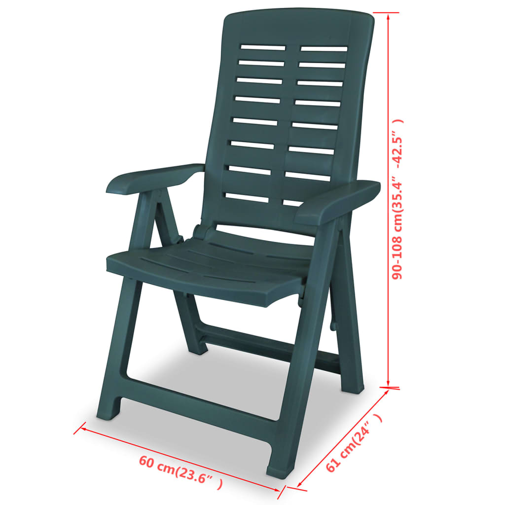8718475599265_g_en_hd_10 vidaXL 3 Piece Bistro Set Plastic Green - Image 11