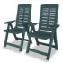 vidaXL 3 Piece Bistro Set Plastic Green - Image 4