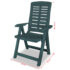 vidaXL 5 Piece Outdoor Dining Set Plastic Green - Image 11