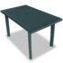 vidaXL 7 Piece Outdoor Dining Set Plastic Green - Image 2