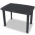 vidaXL 3 Piece Bistro Set Plastic Anthracite - Image 3