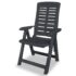 vidaXL 3 Piece Bistro Set Plastic Anthracite - Image 6