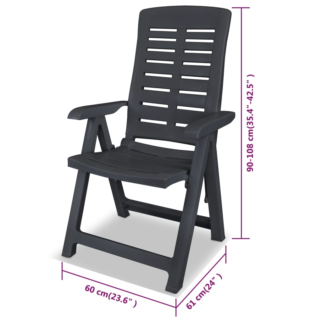 8718475599326_g_en_hd_10 vidaXL 5 Piece Outdoor Dining Set Plastic Anthracite - Image 11