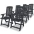 vidaXL 7 Piece Outdoor Dining Set Plastic Anthracite - Image 3