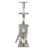 vidaXL Cat Tree with Sisal Scratching Posts 138 cm Grey - Image 5