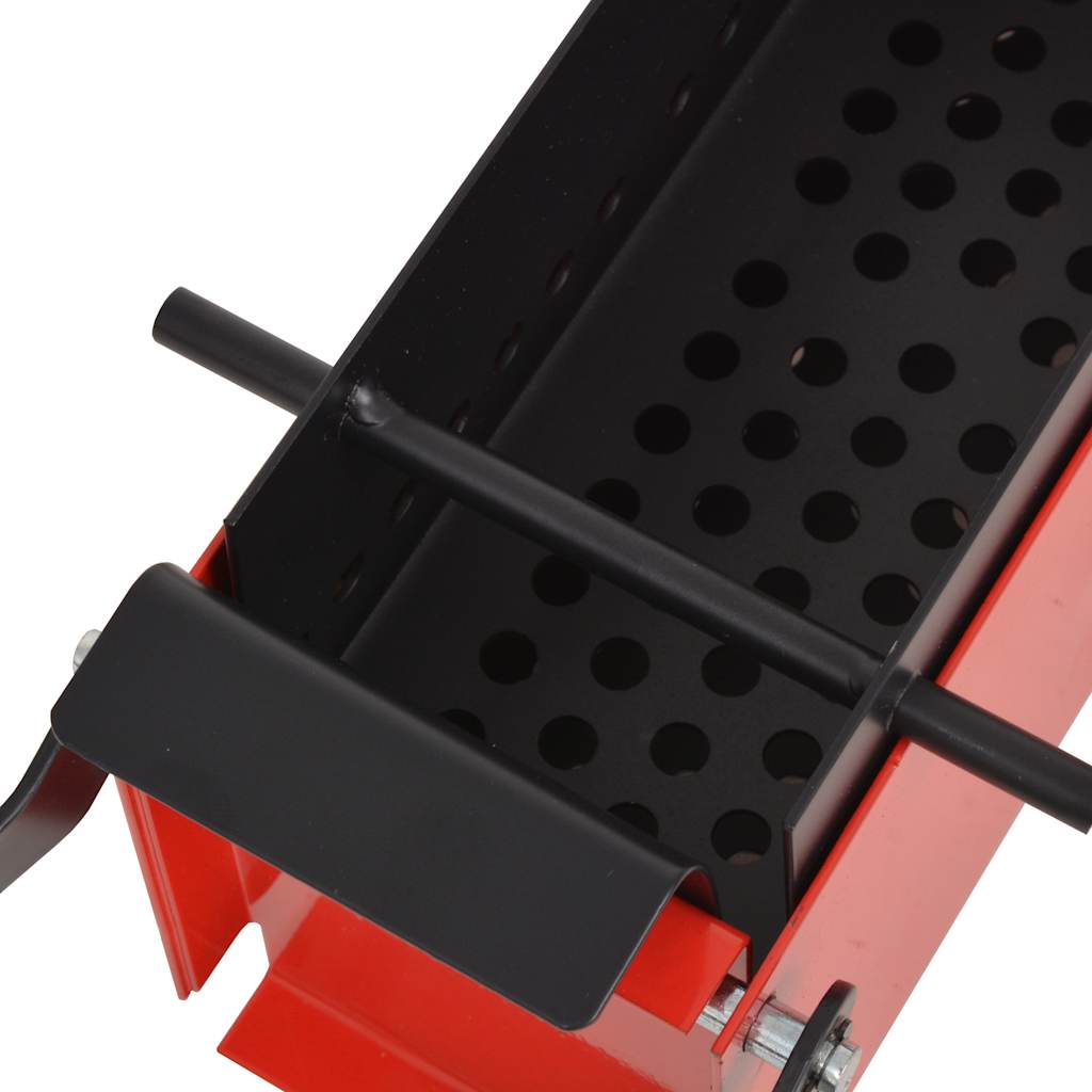 8718475600398_g_en_hd_2 vidaXL Paper Log Briquette Maker Steel 34x14x14 cm Black and Red - Image 3