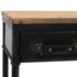 vidaXL Console Table MDF and Fir Wood 100x33.5x80 cm - Image 6