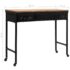 vidaXL Console Table MDF and Fir Wood 100x33.5x80 cm - Image 9