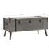 vidaXL Coffee Table MDF and Aluminium 102x51x47.5 cm - Image 10