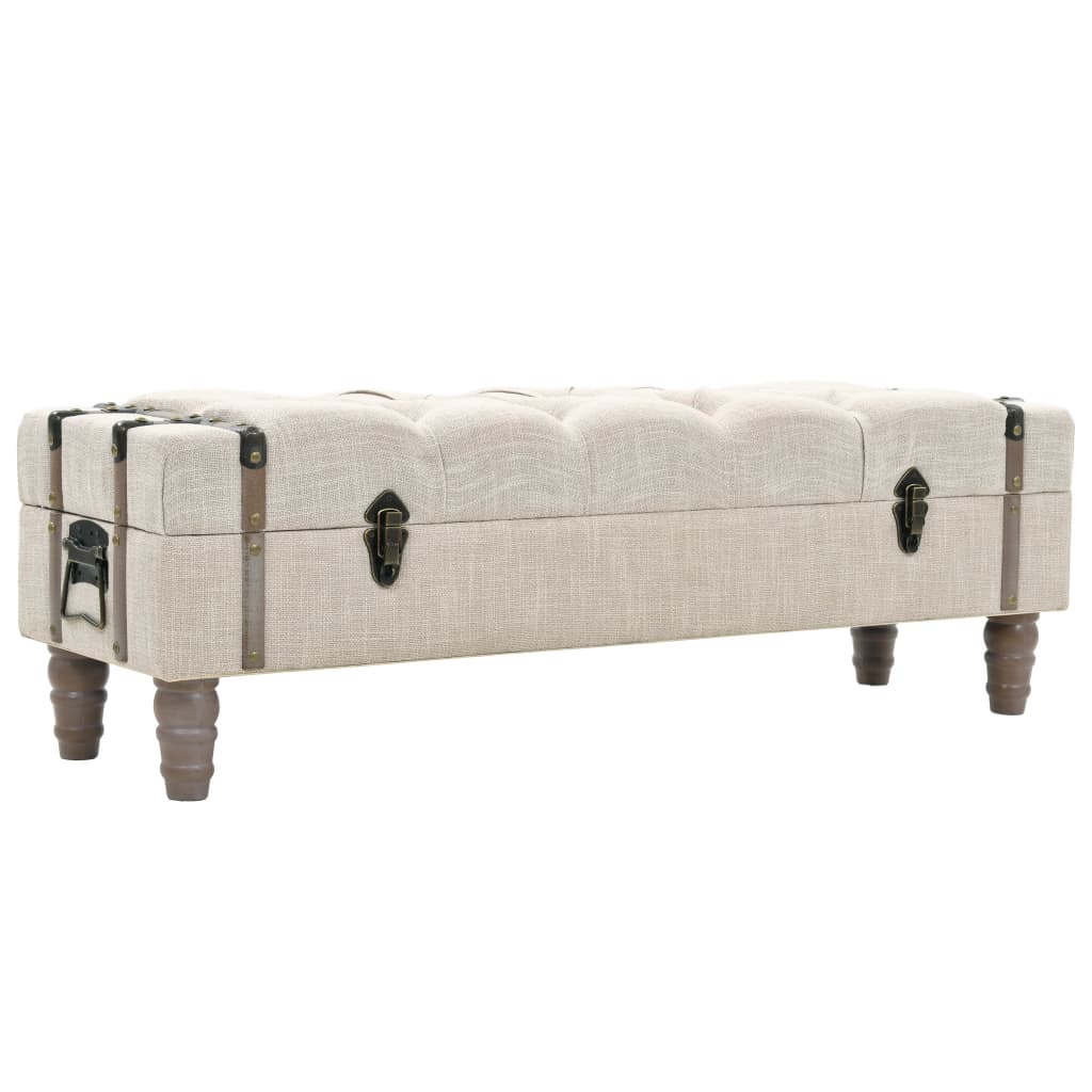 8718475600466_a_en_hd_1 vidaXL Storage Bench Solid Wood and Steel 111x34x37 cm - Image 1