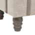 vidaXL Storage Bench Solid Wood and Steel 111x34x37 cm - Image 9