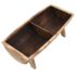 vidaXL Storage Bench 103x51x44 cm Solid Wood and Fabric - Image 5