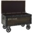 vidaXL Storage Bench 80.5x41x50 cm Solid Wood and Artificial Leather - Image 4