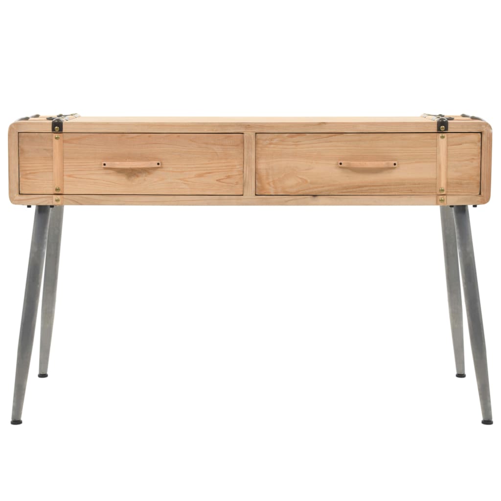 8718475600558_g_en_hd_1 vidaXL Console Table Solid Fir Wood 115x40.5x76 cm - Image 2