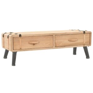 vidaXL TV Cabinet Solid Fir Wood 120x33x35 cm