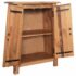 vidaXL Bathroom Side Cabinet Solid Pinewood 59x32x80 cm - Image 4