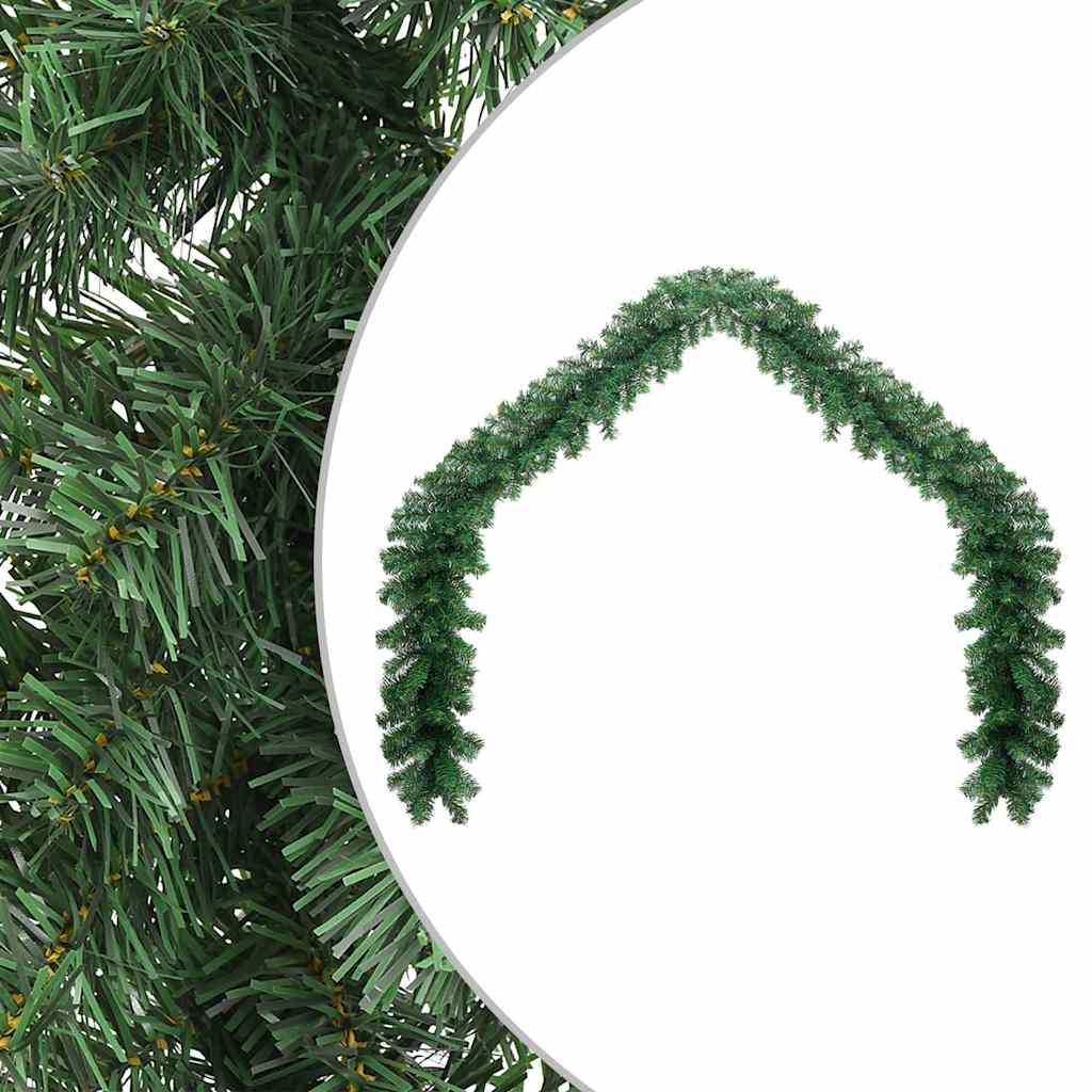 8718475600831_a_en_hd_1 vidaXL Christmas Garland PVC 5 m - Image 1