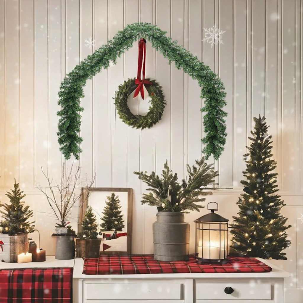 8718475600831_g_en_hd_2 vidaXL Christmas Garland PVC 5 m - Image 3