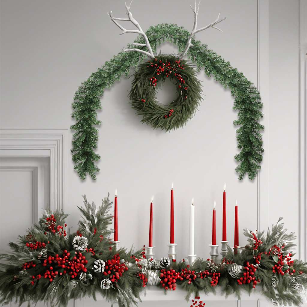 8718475600855_g_en_hd_3 vidaXL Christmas Garland PVC 20 m - Image 4