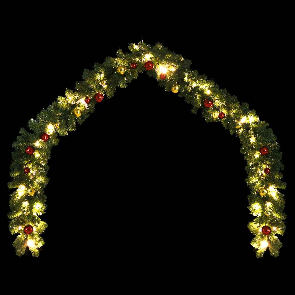 8718475600862_g_en_hd_3 vidaXL Christmas Garland Decorated with Baubles and LED Lights 5 m - Image 4