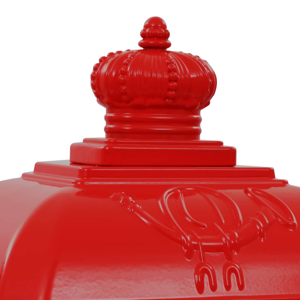 8718475601234_g_en_hd_9 vidaXL Pillar Letterbox Aluminium Vintage Style Rustproof Red - Image 11