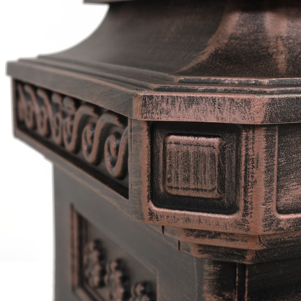 8718475601241_g_en_hd_11 vidaXL Pillar Letterbox Aluminium Vintage Style Rustproof Bronze - Image 13