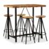 vidaXL Bar Set 5 Pieces Solid Wood Reclaimed