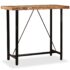 vidaXL Bar Set 5 Pieces Solid Wood Reclaimed. Genuine Leather & Canvas - Image 2