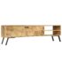vidaXL TV Cabinet Solid Mango Wood 140x30x40 cm - Image 4