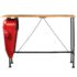 vidaXL Tractor Bar Table Solid Mango Wood Red 60x150x107 cm - Image 3