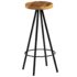 vidaXL Bar Chairs 2 pcs Solid Mango Wood - Image 11