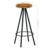vidaXL Bar Chairs 2 pcs Solid Mango Wood - Image 12