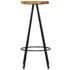 vidaXL Bar Chairs 2 pcs Solid Mango Wood - Image 3