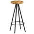vidaXL Bar Chairs 2 pcs Solid Mango Wood - Image 4