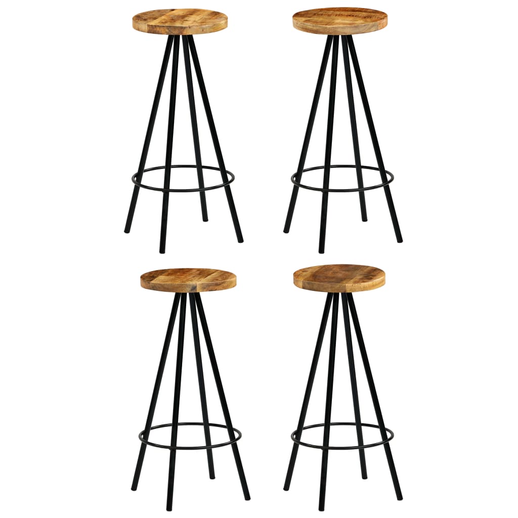 8718475604266_a_en_hd_1 vidaXL Bar Chairs 4 pcs Solid Mango Wood - Image 1