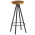 vidaXL Bar Chairs 4 pcs Solid Mango Wood - Image 11