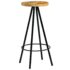 vidaXL Bar Chairs 4 pcs Solid Mango Wood - Image 8