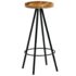 vidaXL Bar Chairs 4 pcs Solid Mango Wood - Image 9