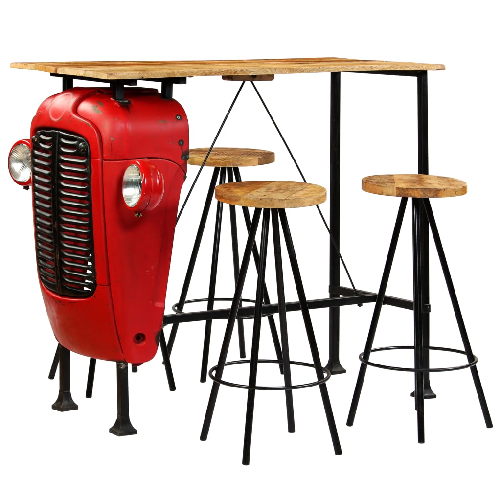 8718475604280_a_en_hd_1 vidaXL Bar Set 5 Piece Solid Mango Wood 120x60x107 cm - Image 1
