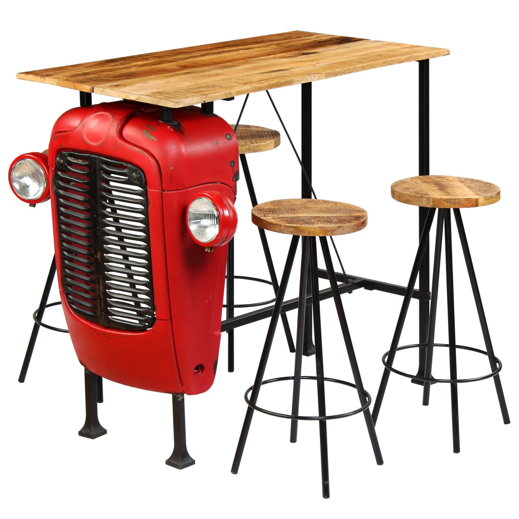 8718475604280_g_en_hd_1 vidaXL Bar Set 5 Piece Solid Mango Wood 120x60x107 cm - Image 2