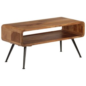 vidaXL Coffee Table Solid Acacia Wood 95x40x45 cm