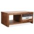 vidaXL Coffee Table Solid Acacia Wood 90x50x37.5 cm