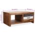 vidaXL Coffee Table Solid Acacia Wood 90x50x37.5 cm - Image 8