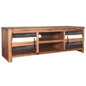 vidaXL TV Cabinet Solid Acacia Wood 120x35x40 cm