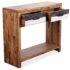 vidaXL Console Table Solid Acacia Wood 86x30x75 cm - Image 5
